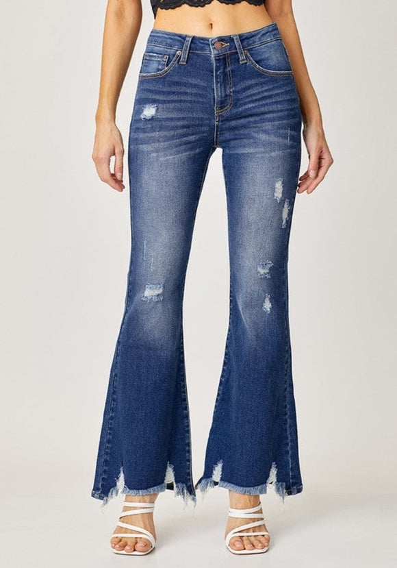 Cindy Distressed Flare by Risen