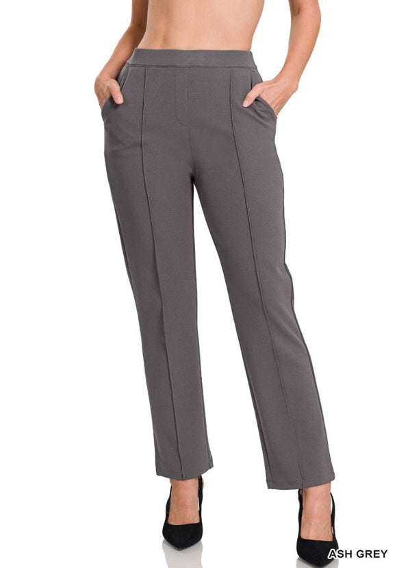 Scuba Crepe Dress Pants