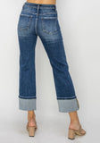 Risen Front Seam Jeans