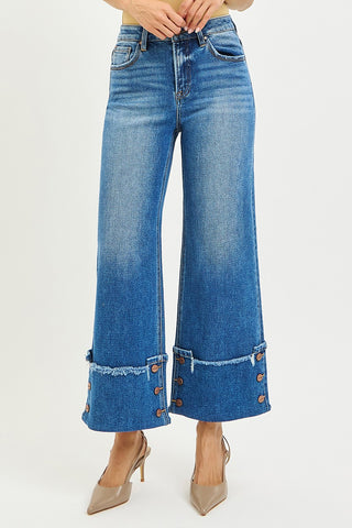 Risen Button Cuff Jean