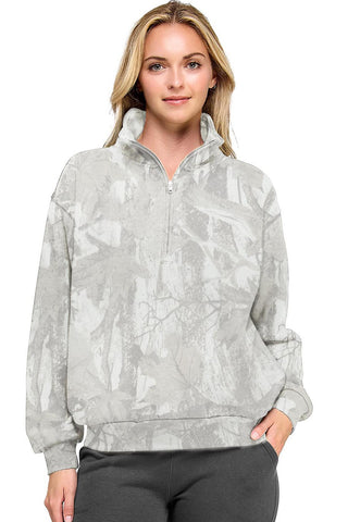 Camo Quarter Zip