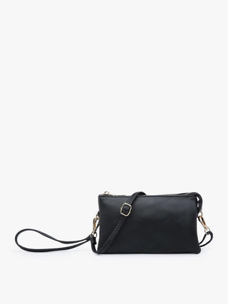 Convertible Leather Crossbody & Wristlet Pouch