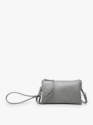 Convertible Leather Crossbody & Wristlet Pouch