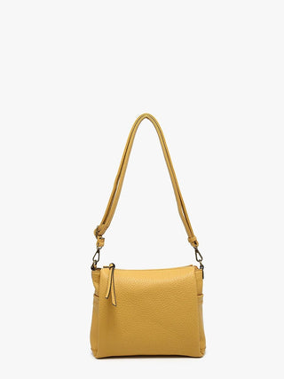Mustard Leather Crossbody Bag