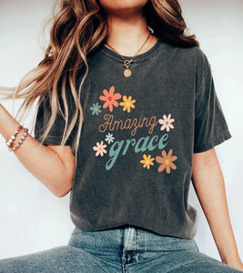 Amazing Grace Floral Tee
