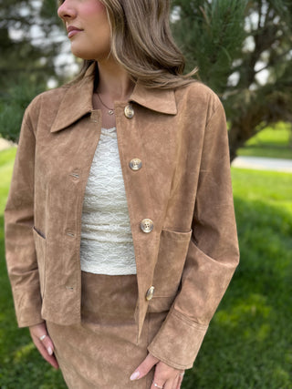 Chloe Vegan Leather Jacket