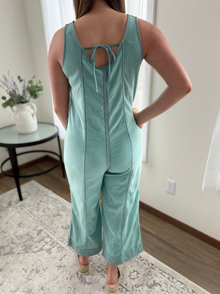Waffle Knit Jumpsuit