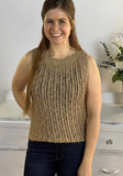 Crochet Knit Sleeveless Top
