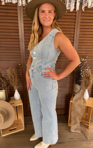 Giselle Denim Jumpsuit