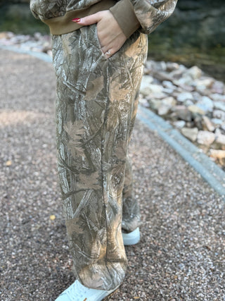 Camo Drawstring Joggers