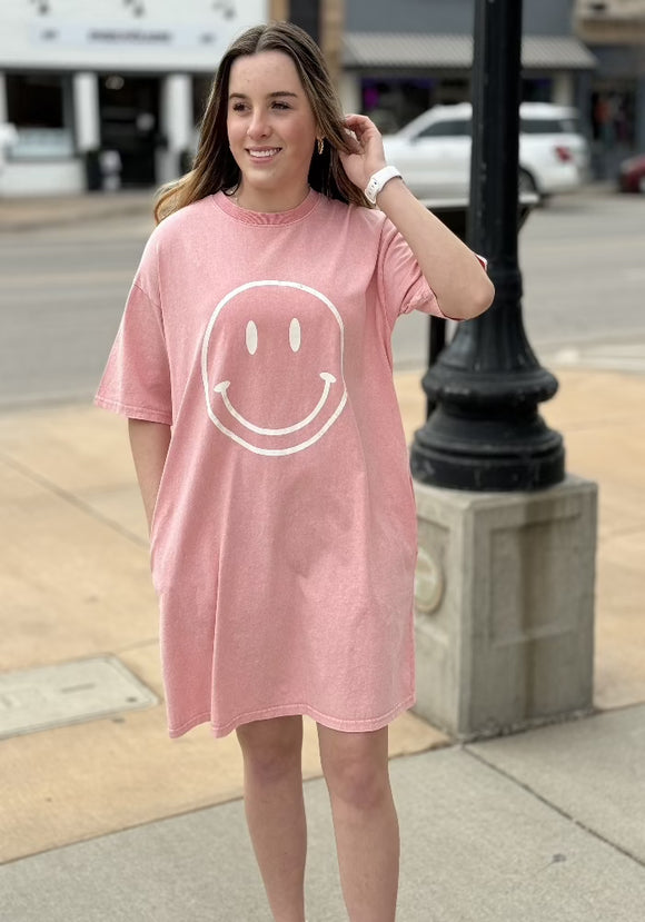 Smiley T-Shirt Dress