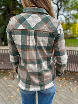 Plaid Knit Shacket