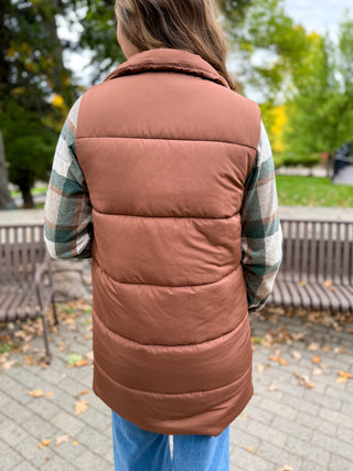 Longline Puffer Vest