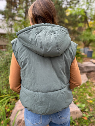 Hooded Puffer Vest