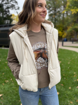 Hooded Puffer Vest