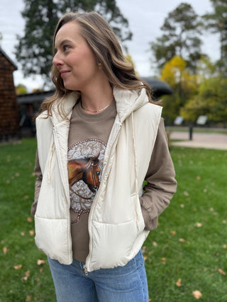 Hooded Puffer Vest