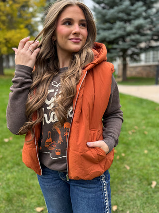 Hooded Puffer Vest