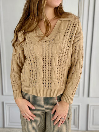 Delilah Sweater - V - Rae’s Boutique