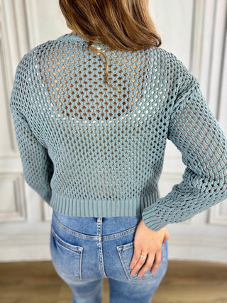 Kimmy Crochet Cardigan - V - Rae’s Boutique