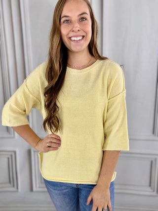 Lolly Knit Sweater - V - Rae’s Boutique