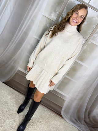 Sweater Skirt Set