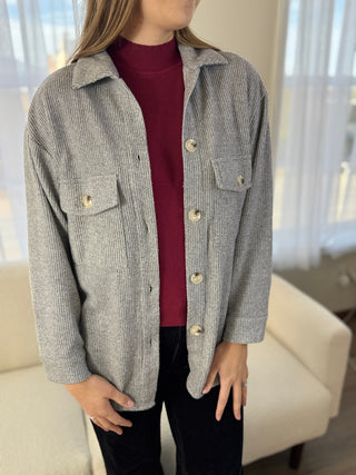 Hanna Brushed Shacket