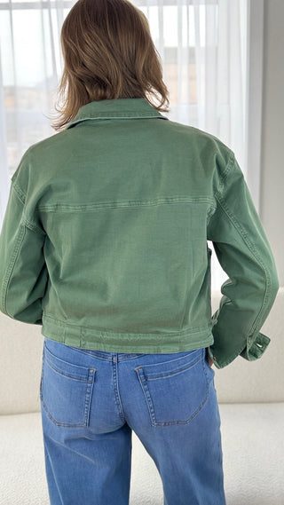 Tribal Pleated Utility Jacket - V - Rae’s Boutique