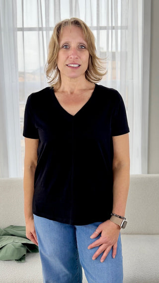 Tribal V - Neck Tee - V - Rae’s Boutique