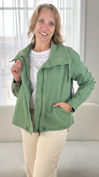 Tribal Mock Neck Jacket - V - Rae’s Boutique