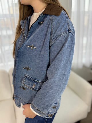 Latch Hook Denim Jacket