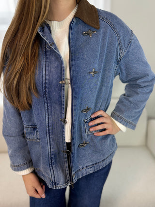 Latch Hook Denim Jacket