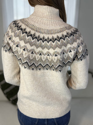 Heather Fair Isle Sweater