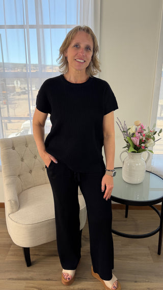 Ribbed Sweater Pants