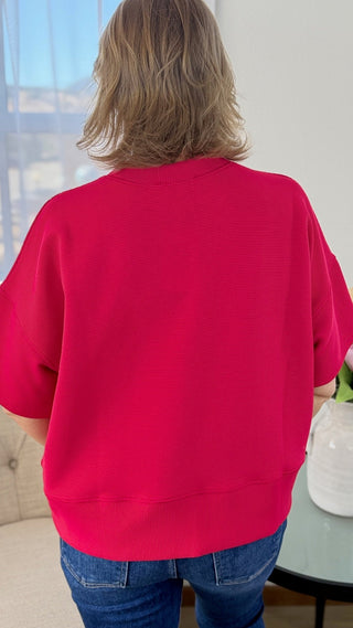 Blakeley Ribbed Top - V - Rae’s Boutique