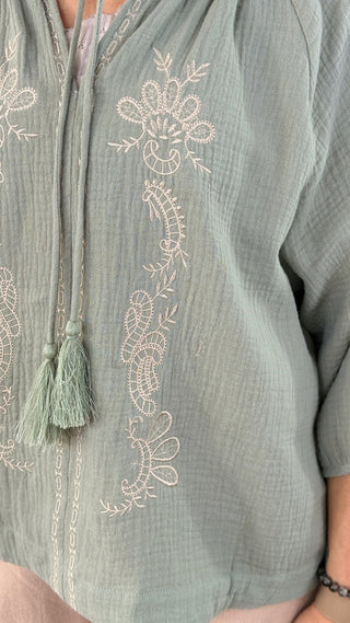 Juniper Boho Blouse - V - Rae’s Boutique