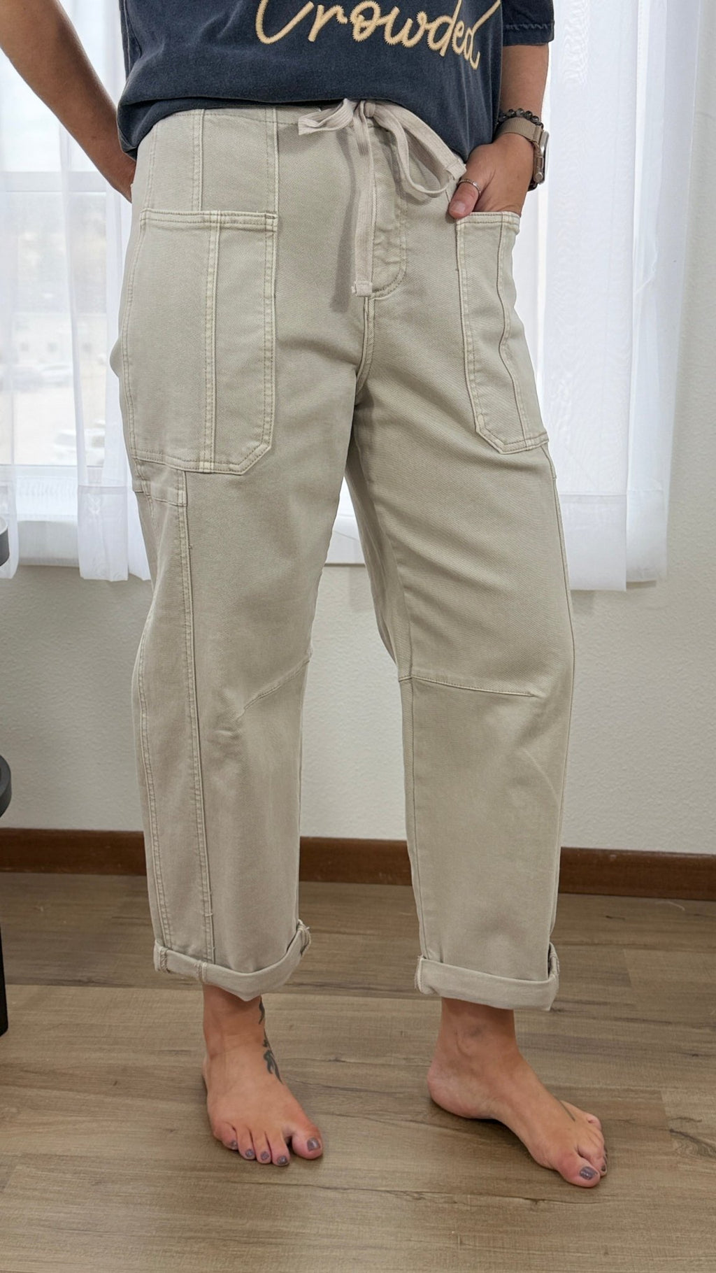 Risen Cargo Barrel Jeans – V-Rae’s Boutique