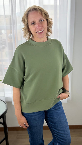 Blakeley Ribbed Top - V - Rae’s Boutique