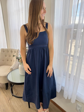 Bree Midi Dress - V - Rae’s Boutique