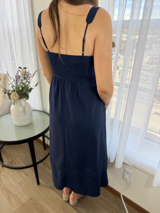 Bree Midi Dress - V - Rae’s Boutique