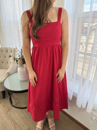 Bree Midi Dress - V - Rae’s Boutique