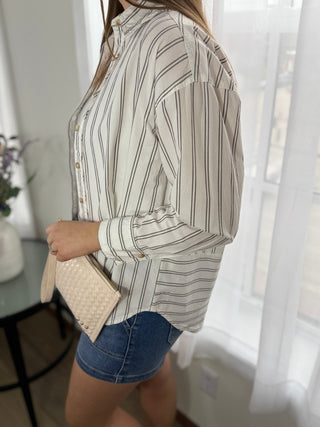 Hayley Button Down - V - Rae’s Boutique