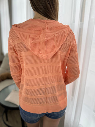Kristin Hooded Cardigan - V - Rae’s Boutique