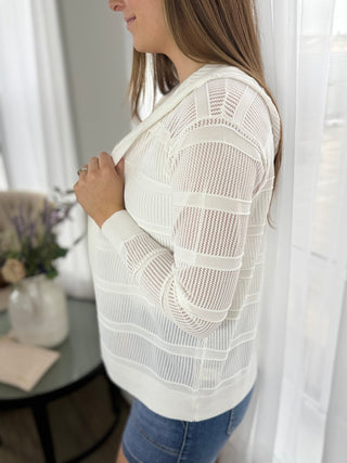 Kristin Hooded Cardigan - V - Rae’s Boutique