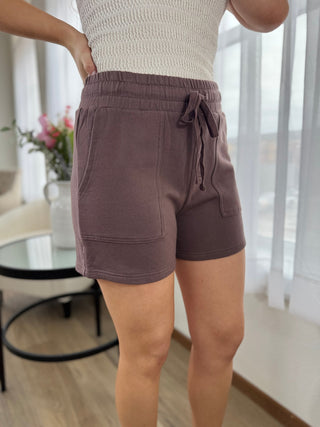 Vintage Wash Lounge Shorts - V - Rae’s Boutique