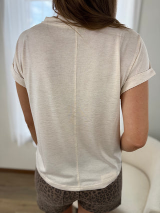 Elevated Basic V Neck Tee