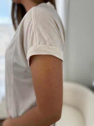 Elevated Basic V Neck Tee