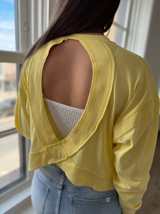 Crescent Open-Back Tee