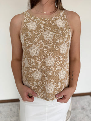 Floral Embroidered Top