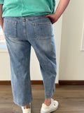 Frayed Hem Jacket