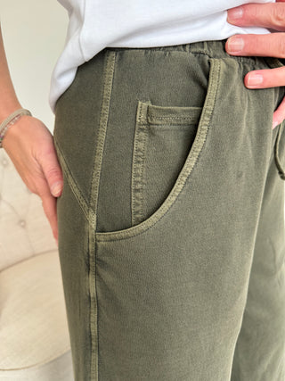 French Terry Washed Pants